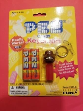 Vintage Mini PEZ Key-Chain APE PEZ dispenser 1999 Basic Fun #931-0 NIP!!
