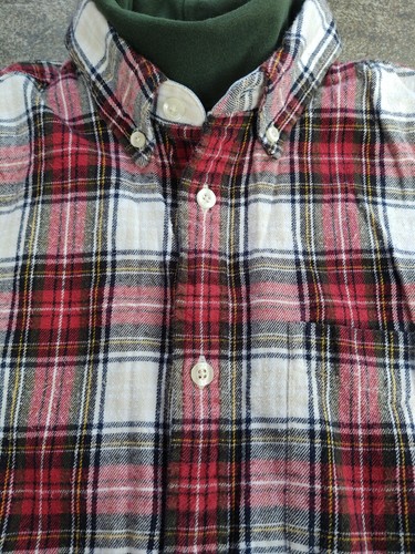 Gap 12 Red Plaid Flannel Shirt | eBay