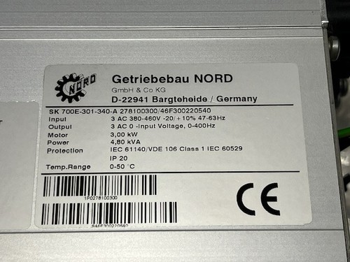 Getriebebau NORD SK 700E-301-340-A 278100300 46F300220540 - Bild 2 von 7