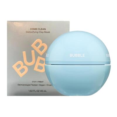 Bubble Come Clean Detoxifying Clay Mask 1.52 fl oz (45 mL) Brand New Mud Mask*/