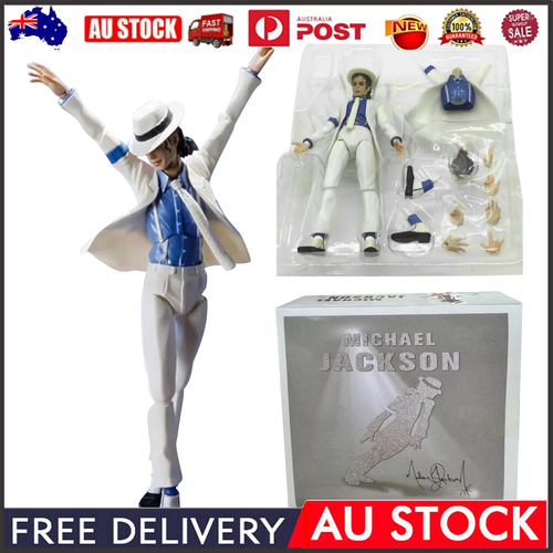 Michael Jackson Action Figure Smooth Criminal Moonwalk Collectable Model Toy ❈~