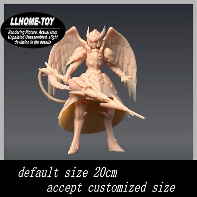 Anime Shalltear Bloodfallen Spear Resin 3D Print GK Kit Figure Unpainted