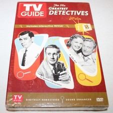 TV Guide The 50's Greatest Detectives Brand New DVD, 3 Discs Dragnet, Sherlock