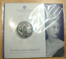 2022 Queen Elizabeth II King Charles III &pound;5 Five Pound Coin in Sealed Pack BUNC