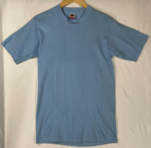 Vintage NOS/Deadstock 80s Thrasher Magazine Blue T-Shirt Skater Size S - Picture 2 of 5