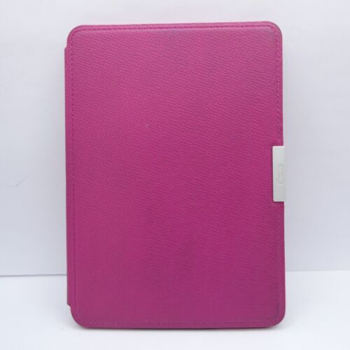 Amazon Kindle Paperwhite Leather Case Pink For 5th, 6th and 7th generation - Afbeelding 1 van 8