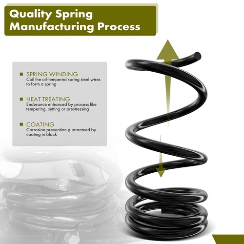 2x Coil Spring for Chevrolet Bel Air Biscayne Impala 1959-1964 Rear Left & Right - Picture 2 of 8