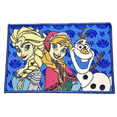 Frozen Floor Mat Elsa Anna Olaf 24  x 15.5  Non-Slip Disney Rug Carpet Bedroom