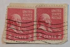 United States Postage Stamp ~ John Quincy Adams ~ 2₵ Red ~ Posted ~ c.1938 ~ M91
