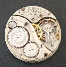 1918 ELGIN 444~15J 10/0s USA WATCH MOVEMENT  LOT.114