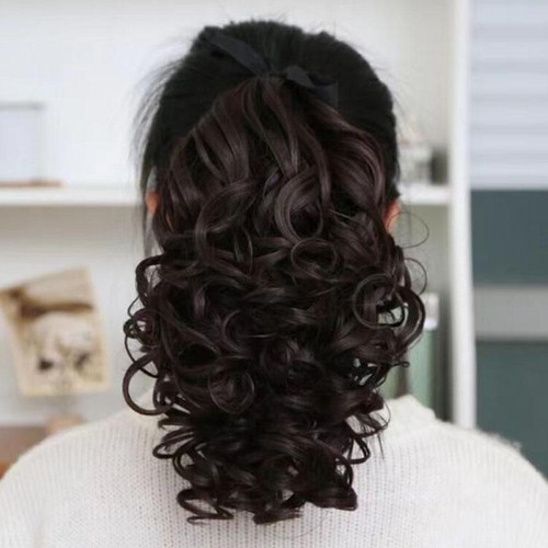 Curly Ponytail Wigs Claw Clip Fashion Thick Fluffy Multiple Wig Hair #^ L1P X6U8 - Picture 2 of 16