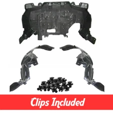 Fender Liner & Engine Under Cover Set w/ Clips For 2014-2016 Subaru Forester