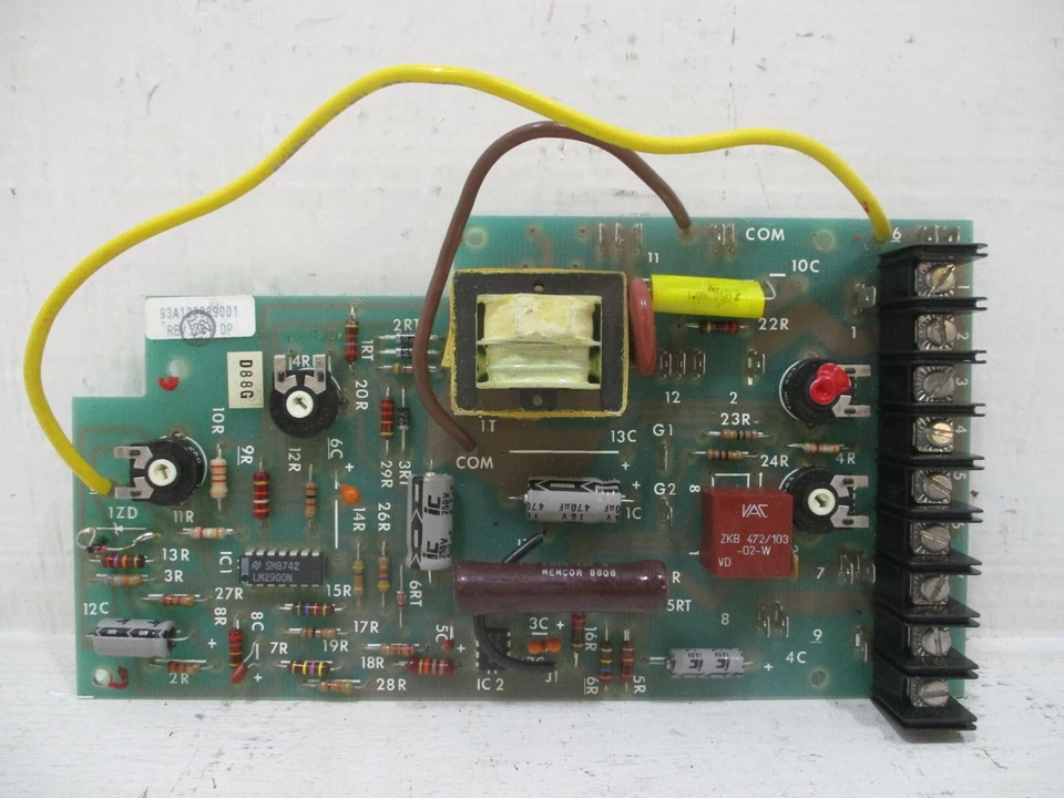 Dayton 93A122889001 SCR Control DC Drive Board Card PLC para controlador de velocidad Foto 2 de 4