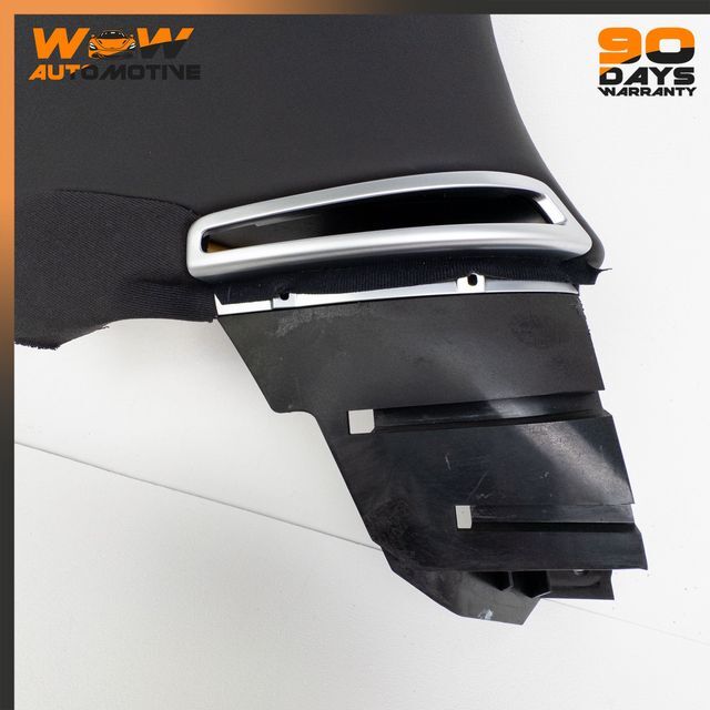 06-12 BENTLEY CONTINENTAL FLYING SPUR REAR LEFT D PILLAR TRIM COVER BLACK OEM
