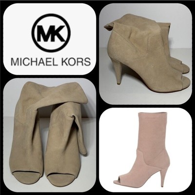 elaine open toe bootie