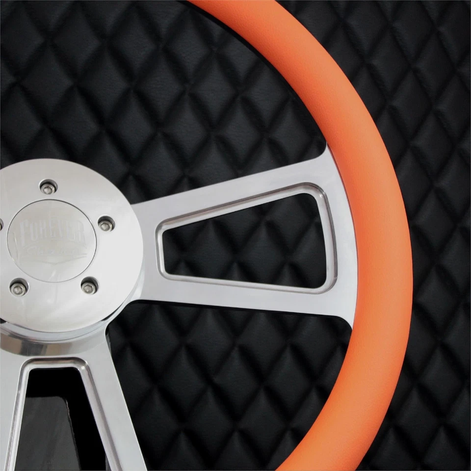 (T04) Volante 18" Big Rig Naranja Vinilo KEN W900 & PETE 320-389 Foto 2 de 4