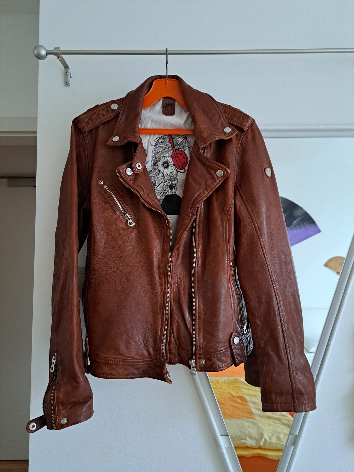 Biker Lederjacke Gipsy Lederjacke Famos Gipsy Lederjacke Favour