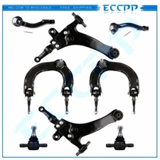 8pcs For Kia Magentis Optima Amanti Upper Lower Control Arms Tie Rods Ball Joint