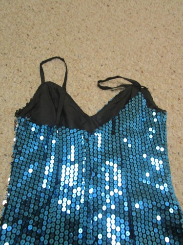 Vintage 80’s Alyce Designs Sequin Bead Rhinestone Mini Cocktail Dress Size 8 - Picture 10 of 10