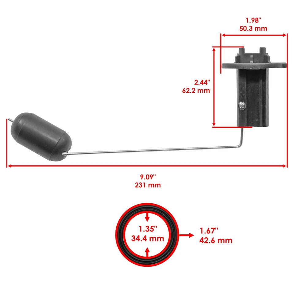 Unidad de envío de combustible flotador para Honda Rincon 650 TRX650FGA 4x4 GPSCAPE 2004-2005 Foto 2 de 4