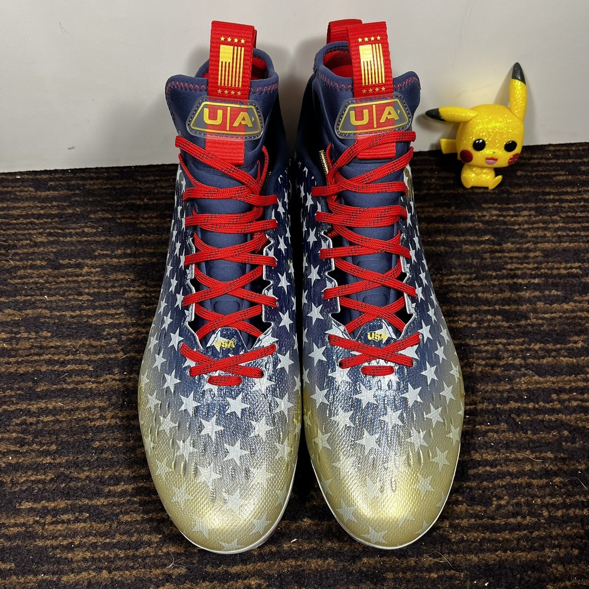 Under Armour Spotlight Lux MC LE USA Football Cleats Mens 
