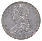 1837 Capped Bust Half Dollar RE *8684