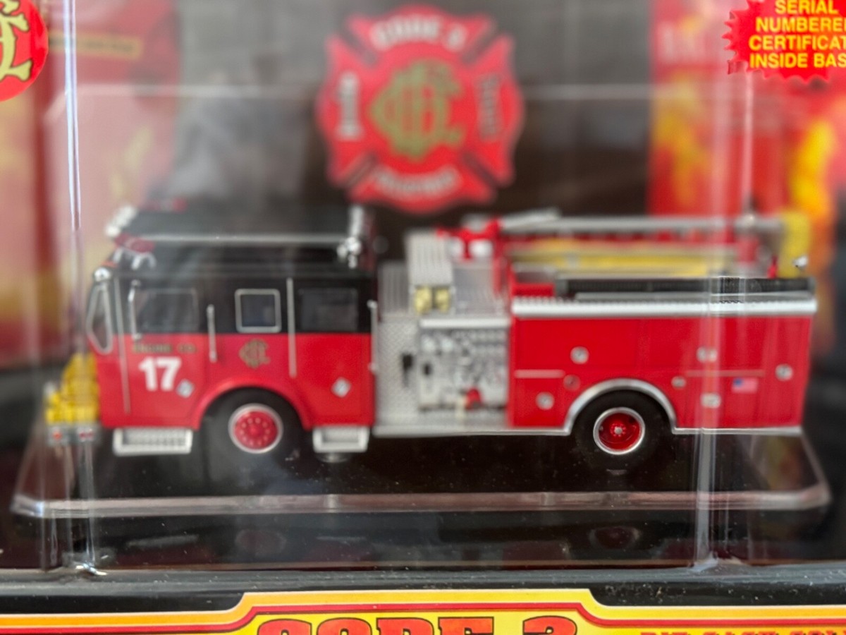Code 3 Backdraft Set Chicago Fire Station Engine 17 Ladder