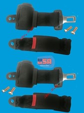 2 Universal Car Seat Belt Lap 2 Point Safety Travel Adjustable Retractable Auto