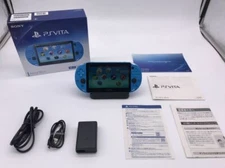 PlayStation Vita Wi-Fi Console Aqua Blue PCH-2000ZA23 Japan region free SONY