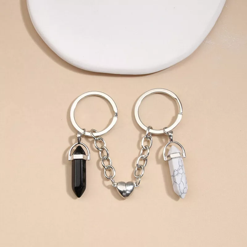 Crystal clearance key rings