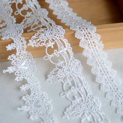 70 Designs! Gothic Art Deco Fine Delicate LACE TRIM Sewing Ribbon Craft Dress