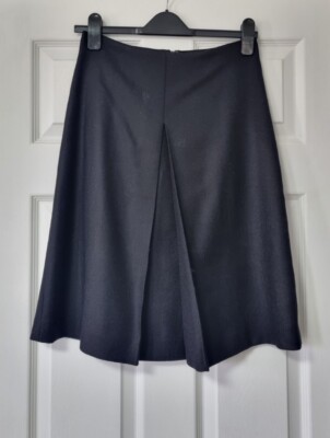 Hobbs Black Wool Skirt New UK UK