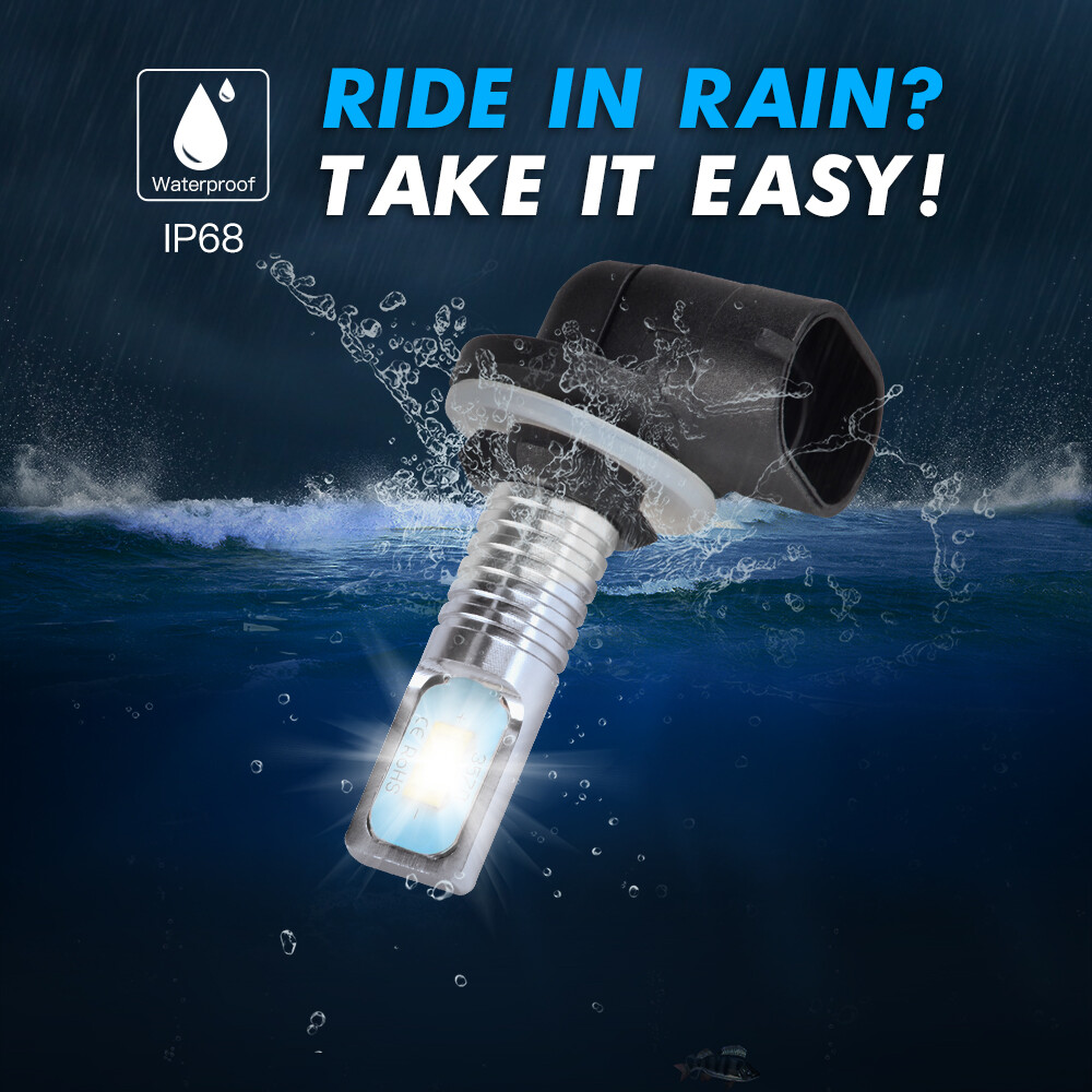 2X Replace Golf Cart LED Headlight Bulbs Custom For Precedent Club Car