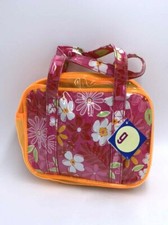 NWT Gymboree Vintage Orange Pink Floral Clear Side Purse 2000 2001