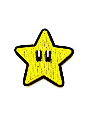Écusson Thermocollant Mario Arc-en-Ciel Emoji – Patch à Coudre Ou Repasser Pour Vêtements, Sacs, Casquettes Enfants & Adultes