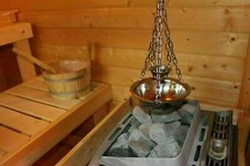 Sauna Deluxe Verdampferschale Kräutertopf Edelstahl für Sauna Aufguss 30cm
