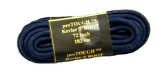 1 pair Navy w/ Black Heavy Duty 7/32 thick shoelaces made with Kevlar strands