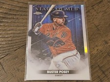2022 Topps Chrome Stars Of The MLB Buster Posey Insert San Francisco Giants Nmmt