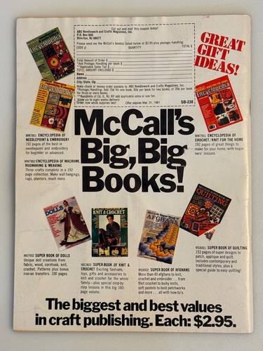 McCall’s Book of Afghans Knitting Crocheting Patterns Crafting DIY Vol 6 1980 - Bild 2 von 4