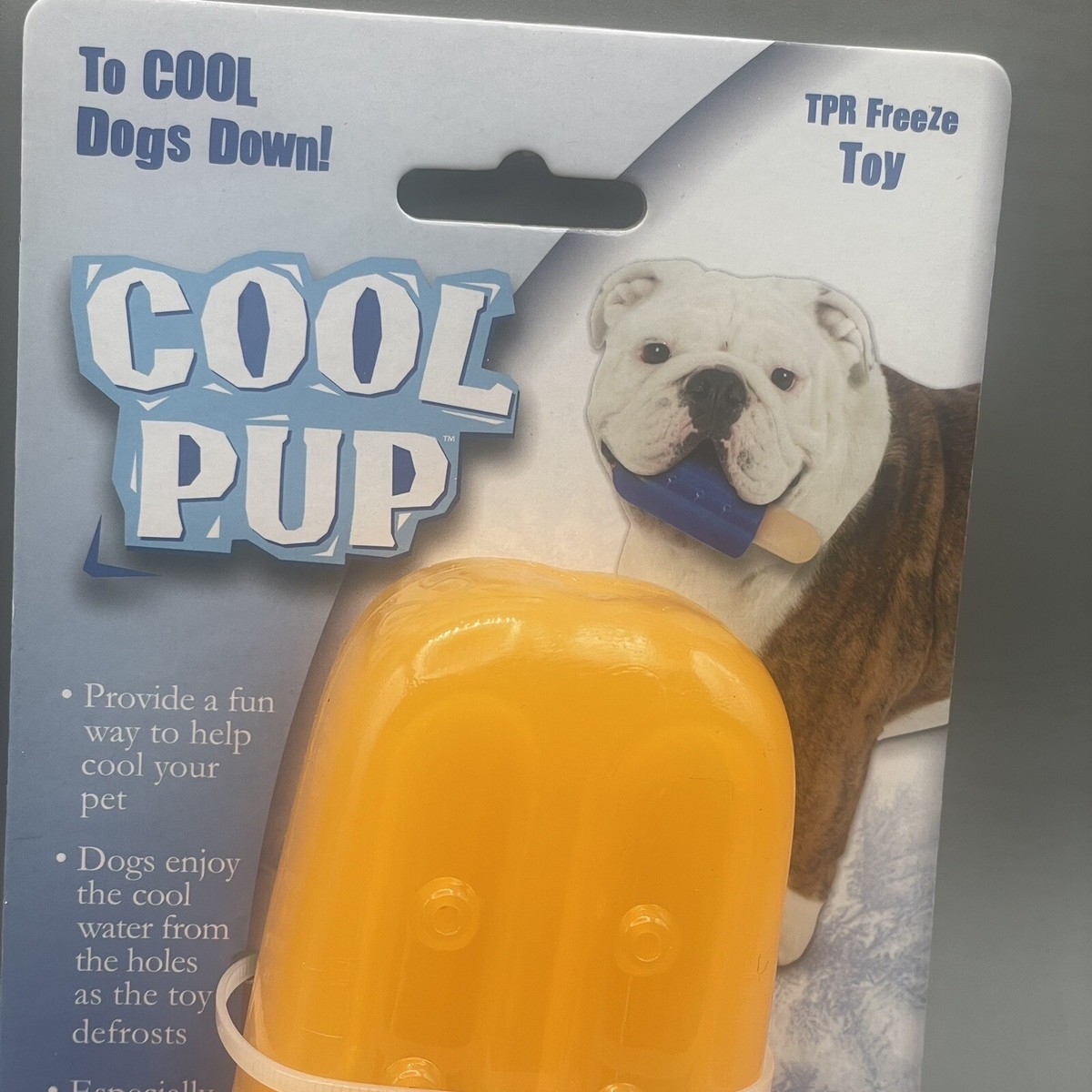 Cool Pup Large Popsicle Orange Cooling Toy Dog Pet