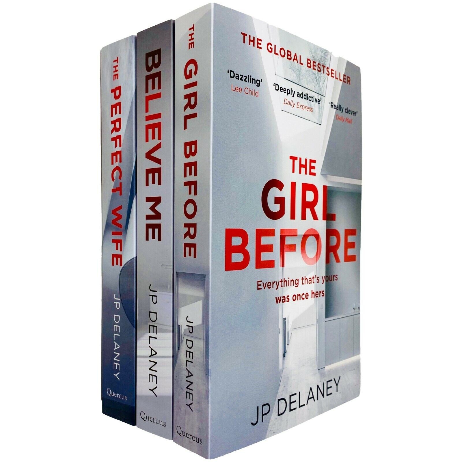 JP Delaney 3 Books Collection Set The Girl Before, Believe Me & The Perfect Wife