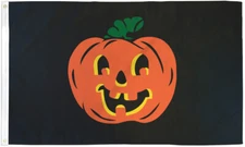 Halloween Pumpkin Flag 3x5ft Vintage Pumpkin Seasonal Fall Decor Happy Halloween