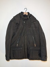 The Kooples Mens XL Black Hooded Coat