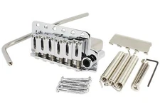 GOTOH NS510TS-FE2 6 Point Tremolo Narrow Spaced, Steel Block & Saddles - Chrome
