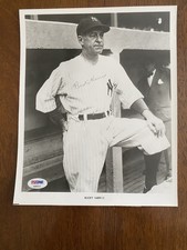 Bucky Harris PSA Certified 8 X 10 Autographed Photo 