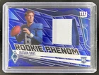 2025 Panini Phoenix Jaxson Dart Rookie Phenom Jersey RC Blue Prizm #/199 Giants