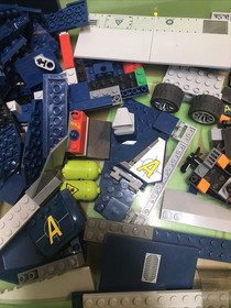 INCOMPLETE LEGO 8635 Mission 6: Agents Mobile Command Center Set Vehicle Parts