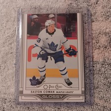 Upper Deck 2025-26 Series 2 O-Pee-Chee Glossy Easton Cowan Maple Leafs #OG-35