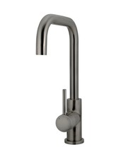 Meir Round Square Neck Kitchen Mixer Tap Faucet Shadow MK02-PVDGM