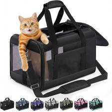 Cat Carrier Airline Approved, Soft-Sided Pet Transport for Cats Puppies
